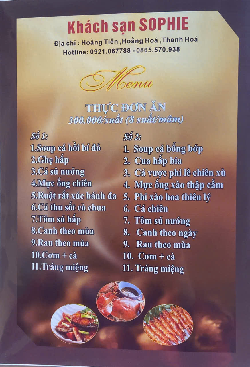 Thực Đơn 300k / Suất